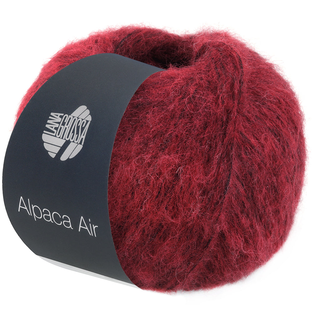 Lana Grossa ALPACA AIR 0020, Farbe Dunkelrot