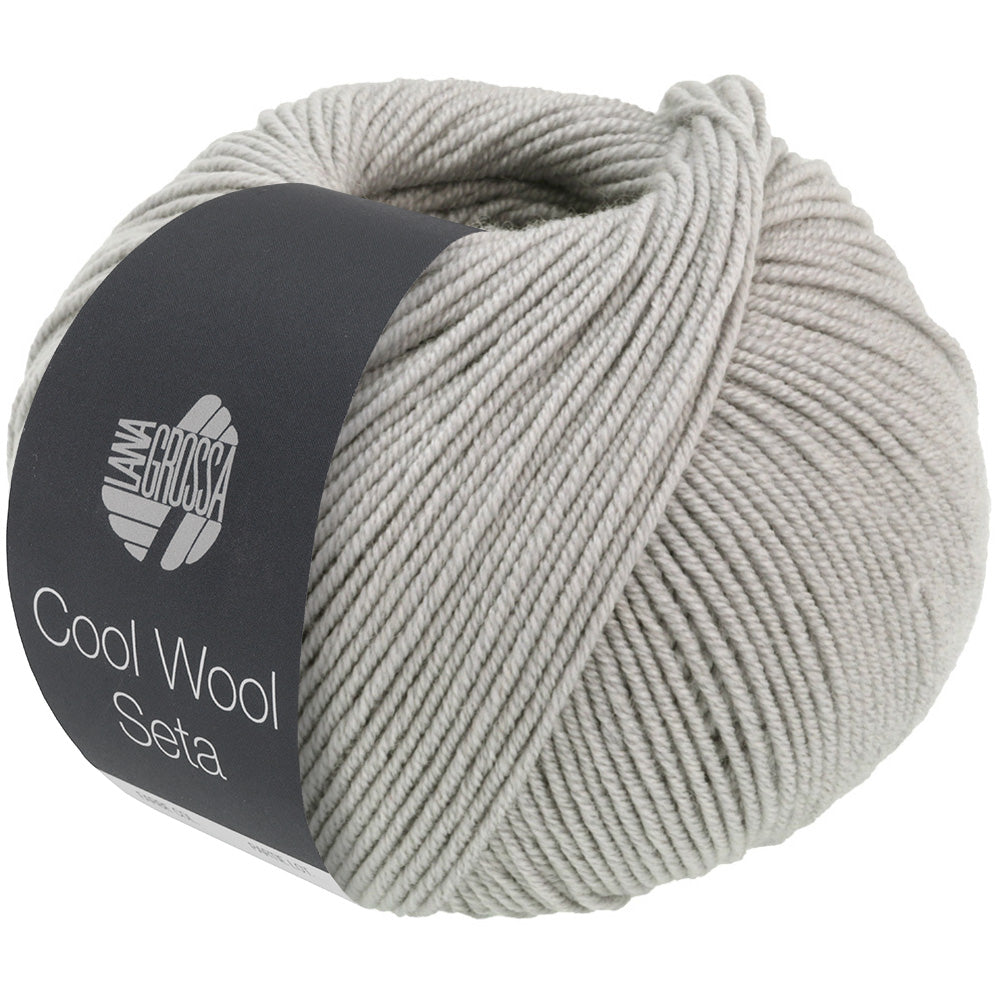 Lana Grossa COOL WOOL SETA 0005, Farbe Resedagrün