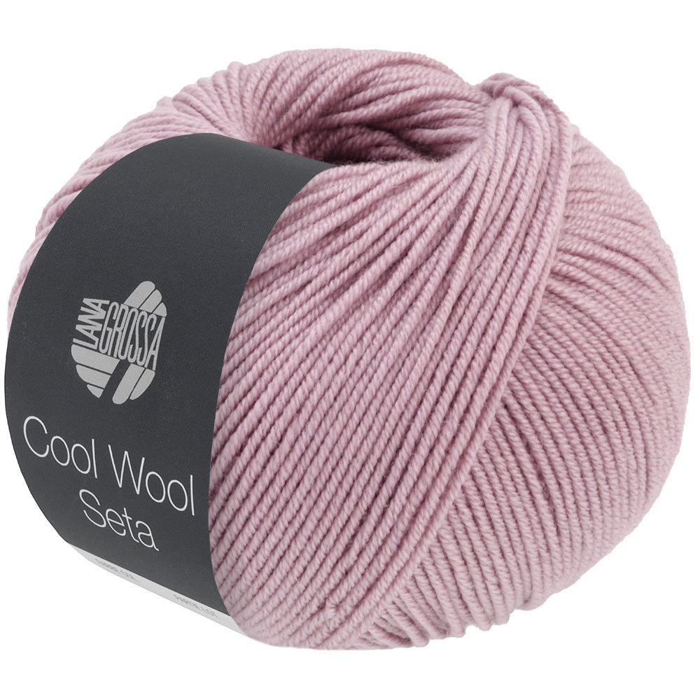Lana Grossa COOL WOOL SETA 0013, Farbe Mauve