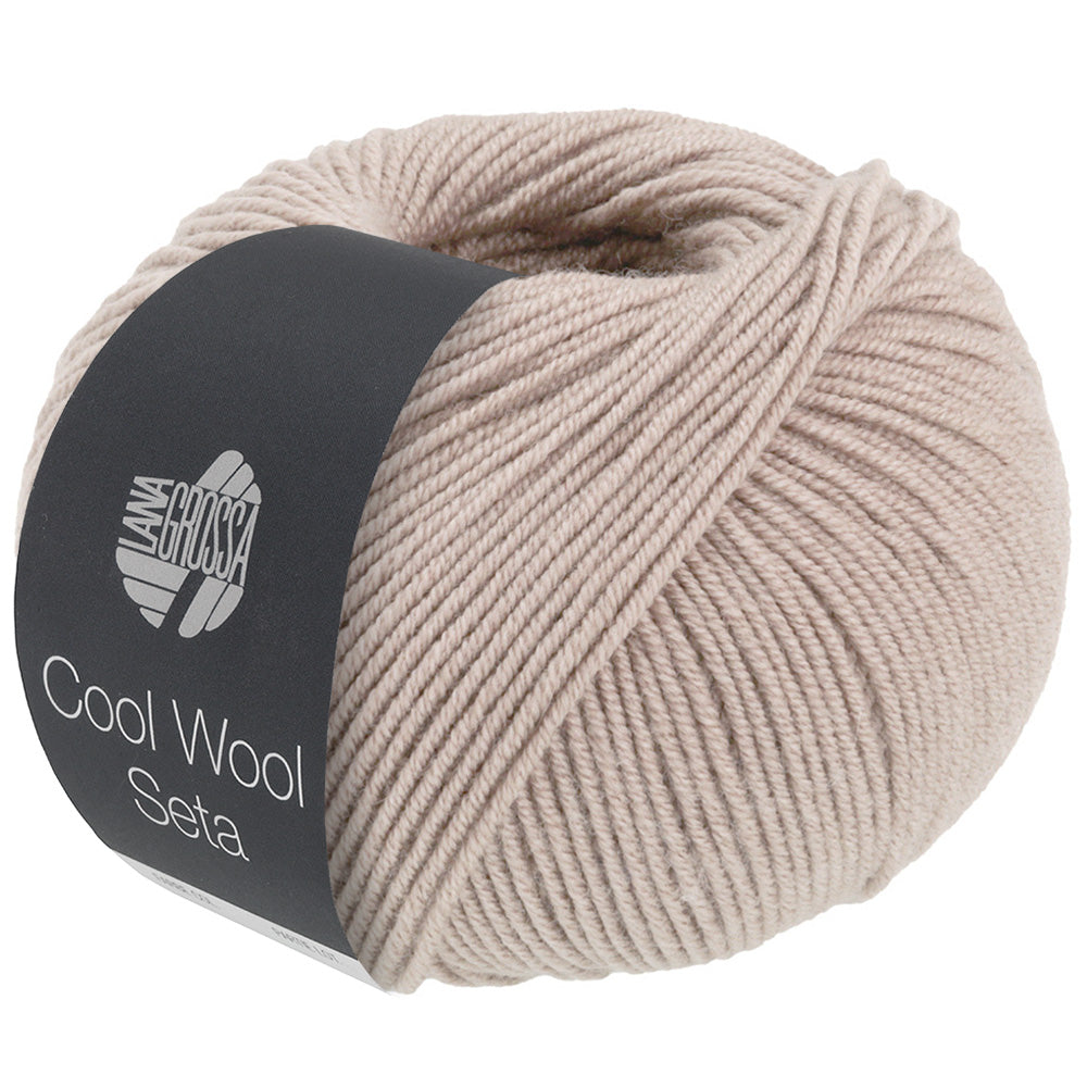 Lana Grossa COOL WOOL SETA 0015, Farbe Beige
