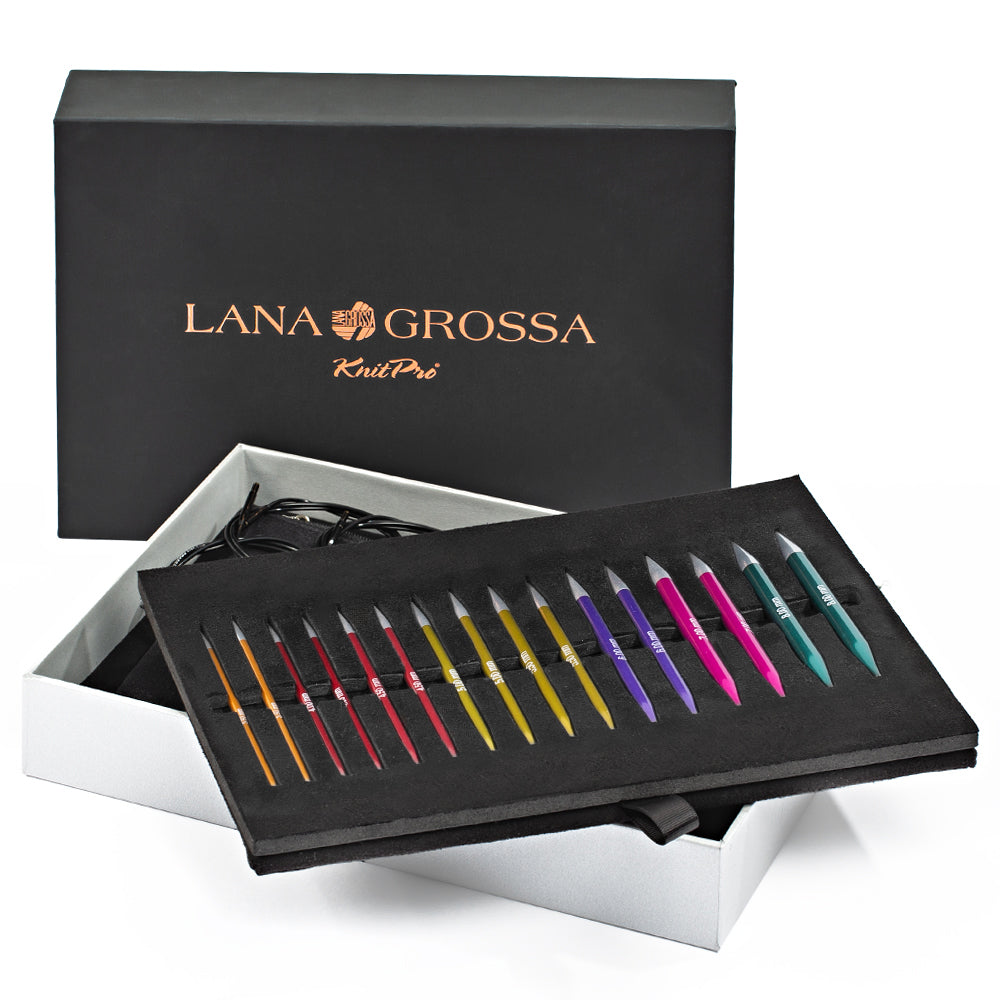 Nadelset Aluminium Rainbow von Lana Grossa