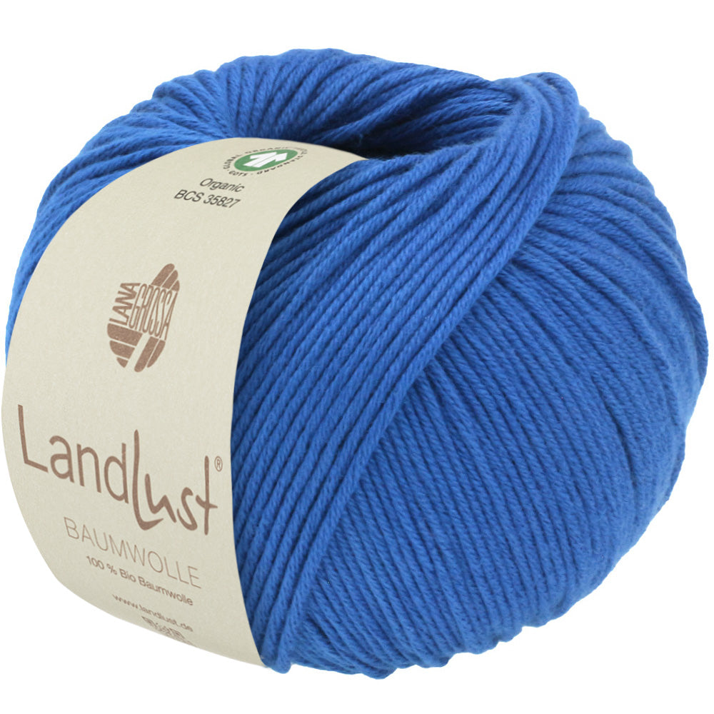 LANDLUST BAUMWOLLE GOTS 0012 von Lana Grossa - Farbe Blau bei knitkiste.de