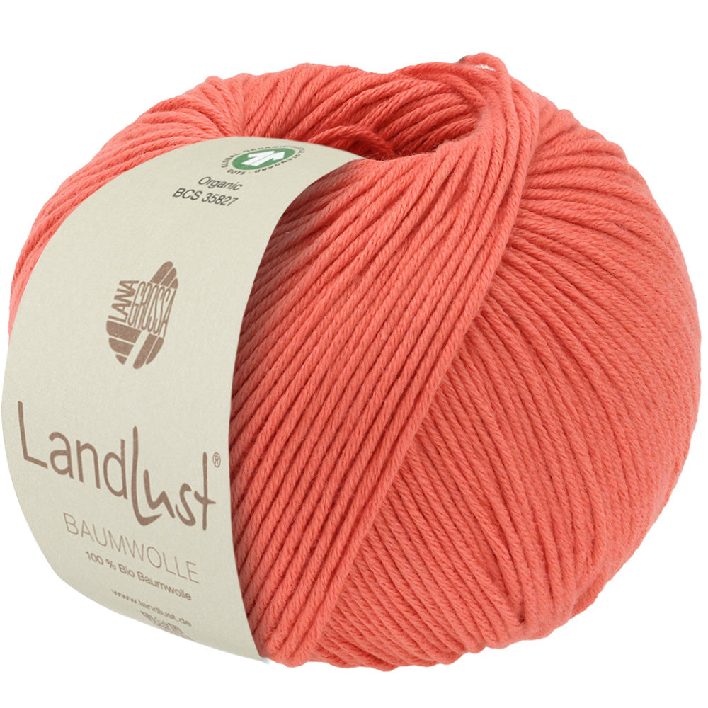LANDLUST BAUMWOLLE GOTS 0020 von Lana Grossa - Farbe Lachs bei knitkiste.de