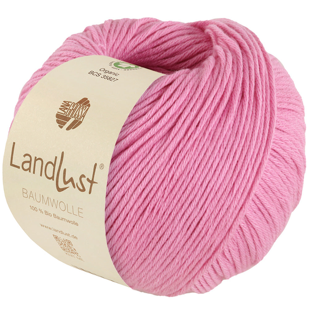 LANDLUST BAUMWOLLE GOTS 0021 von Lana Grossa - Farbe Pink bei knitkiste.de