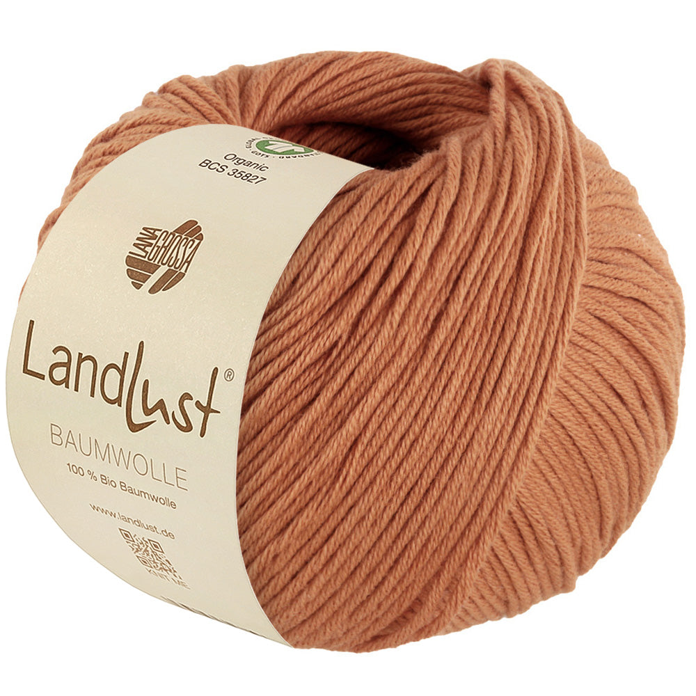 LANDLUST BAUMWOLLE GOTS 0033 von Lana Grossa - Farbe Karamell bei knitkiste.de