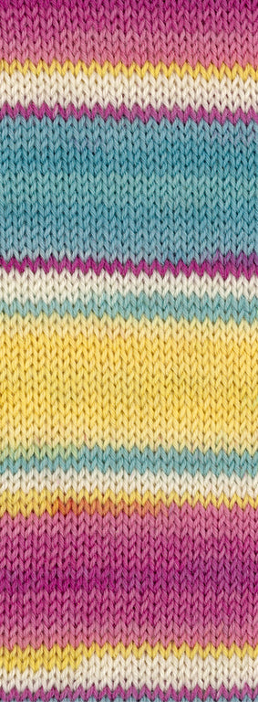 LANDLUST DIE SOCKENWOLLE 0113 von Lana Grossa - Farbe Bunte Streifen bei knitkiste.de
