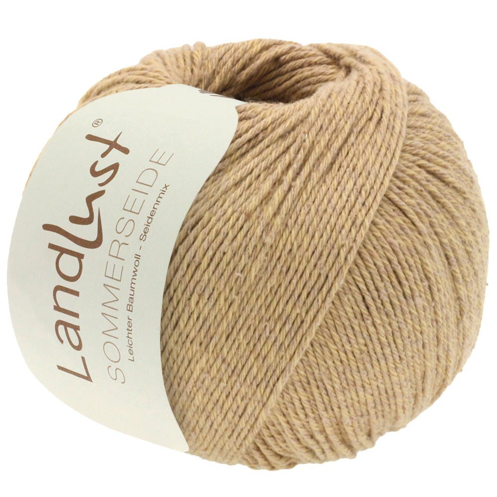 LANDLUST SOMMERSEIDE 0044 von Lana Grossa - Farbe Camel bei knitkiste.de