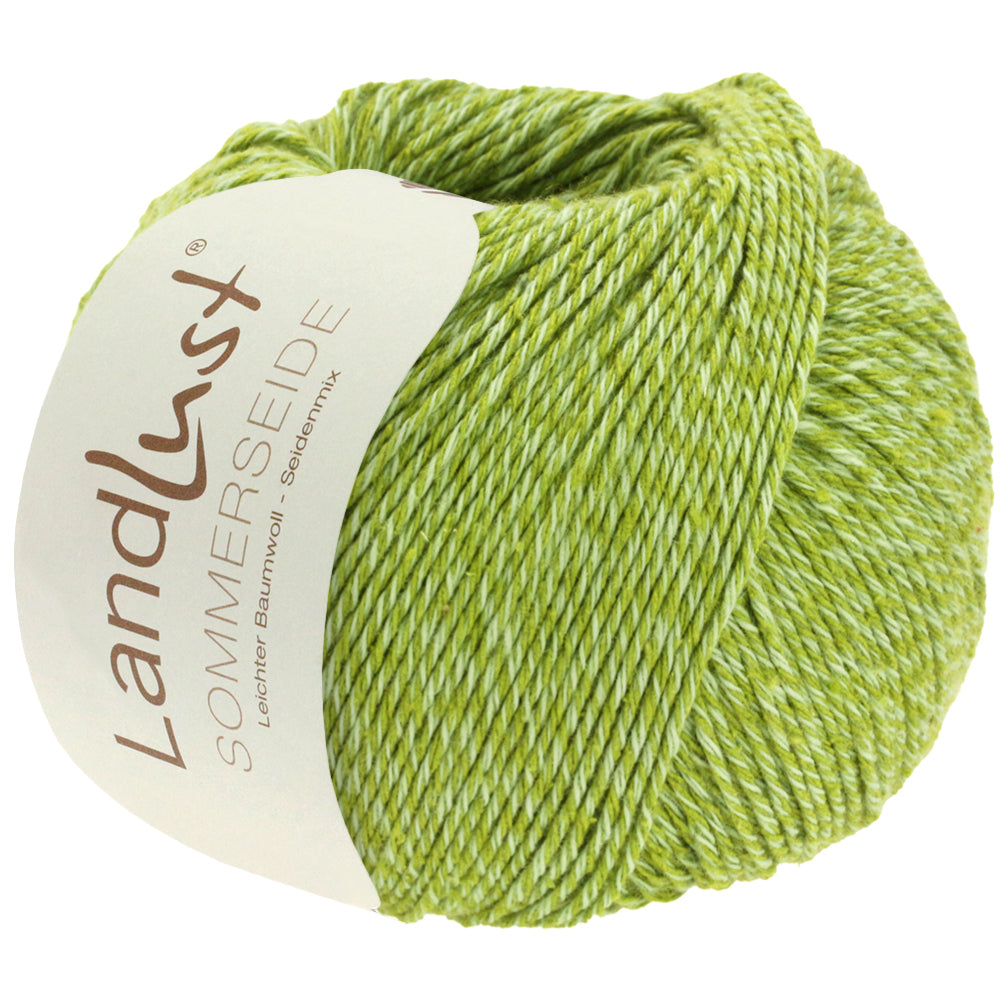 LANDLUST SOMMERSEIDE 0050 von Lana Grossa - Farbe Limette bei knitkiste.de