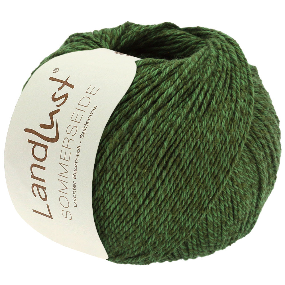 LANDLUST SOMMERSEIDE 0057 von Lana Grossa - Farbe Moosgrün bei knitkiste.de