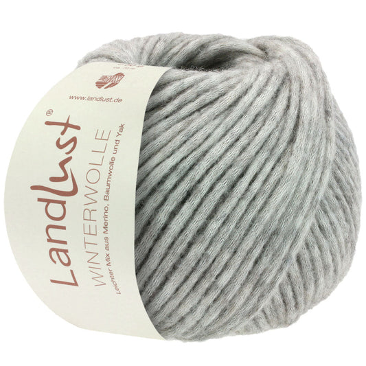 LANDLUST WINTERWOLLE 0009 von Lana Grossa - Farbe Hellgrau Meliert bei knitkiste.de