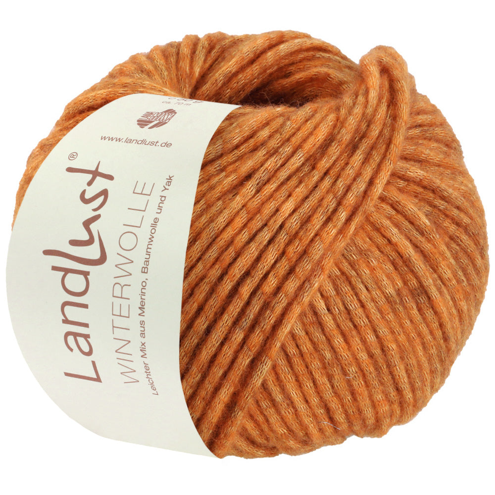LANDLUST WINTERWOLLE 0030 von Lana Grossa - Farbe Rost Meliert bei knitkiste.de