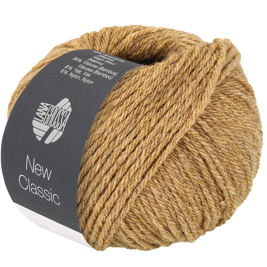 Lana Grossa NEW CLASSIC 0007, Farbe Sandbraun