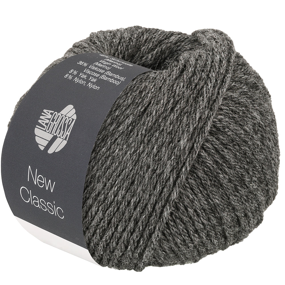 Lana Grossa NEW CLASSIC 0012, Farbe Anthrazit