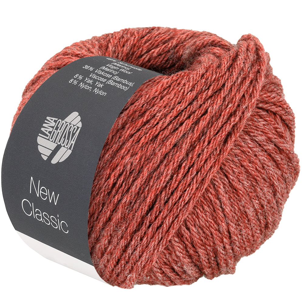 Lana Grossa NEW CLASSIC 0014, Farbe Rostrot