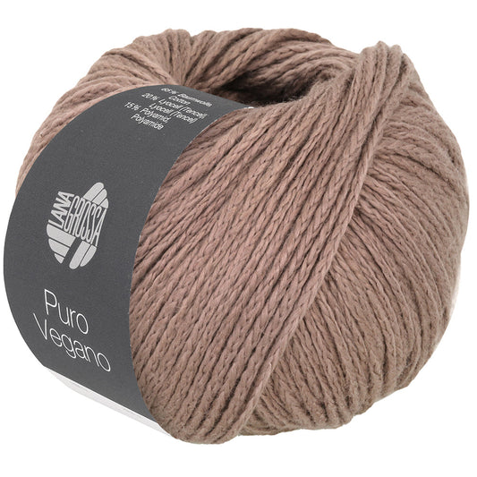 Lana Grossa PURO VEGANO 0004, Farbe Graubraun
