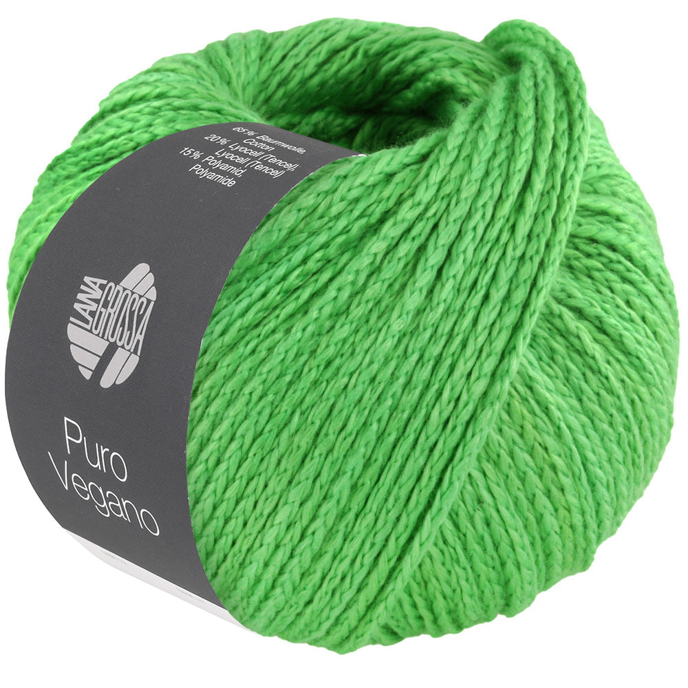 Lana Grossa PURO VEGANO 0021, Farbe Frühlingsgrün