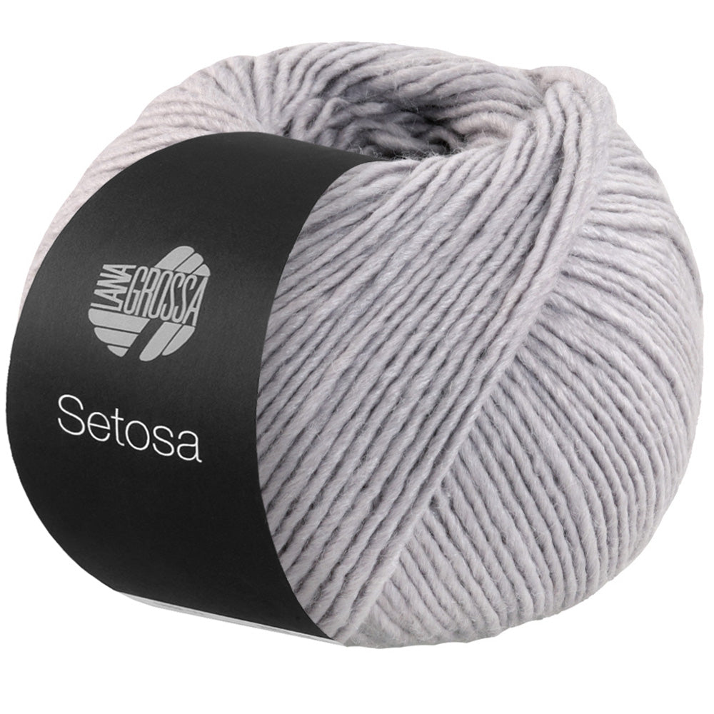 Lana Grossa SETOSA 0003, Farbe Hellgrau
