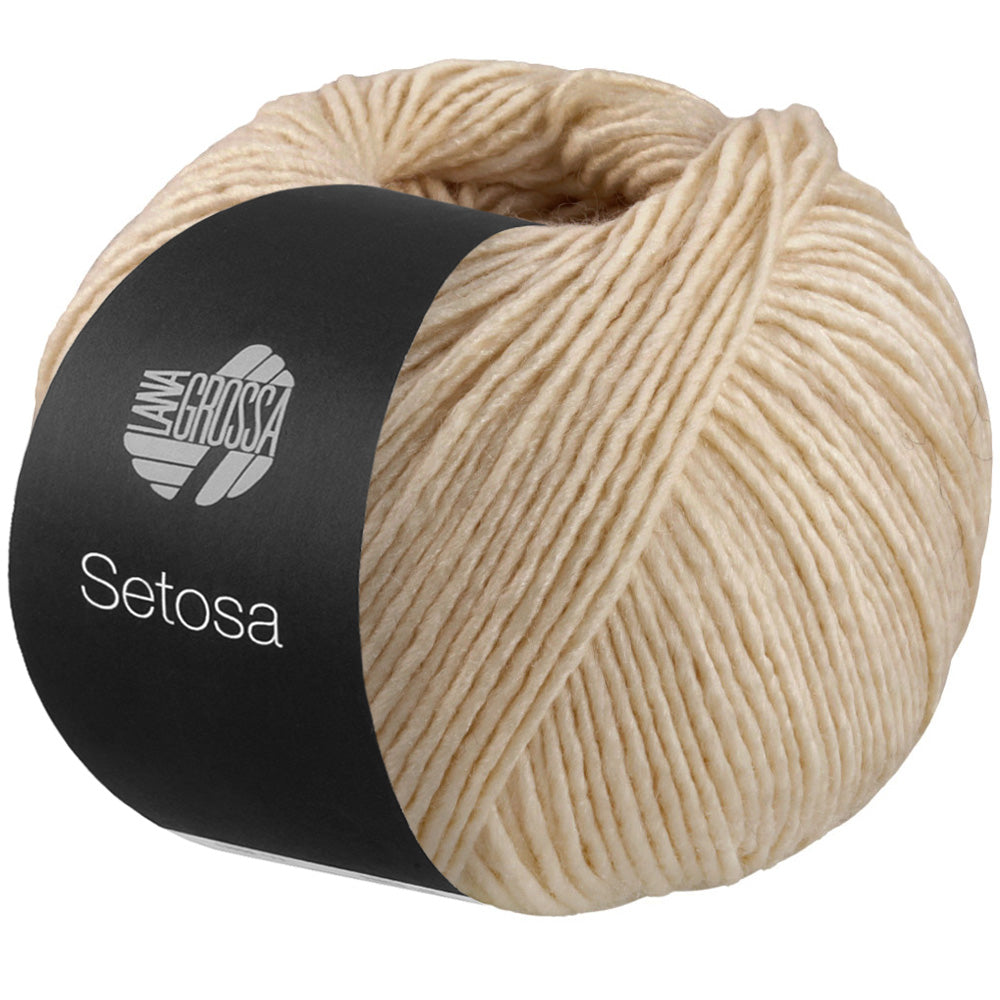 Lana Grossa SETOSA 0004, Farbe Beige