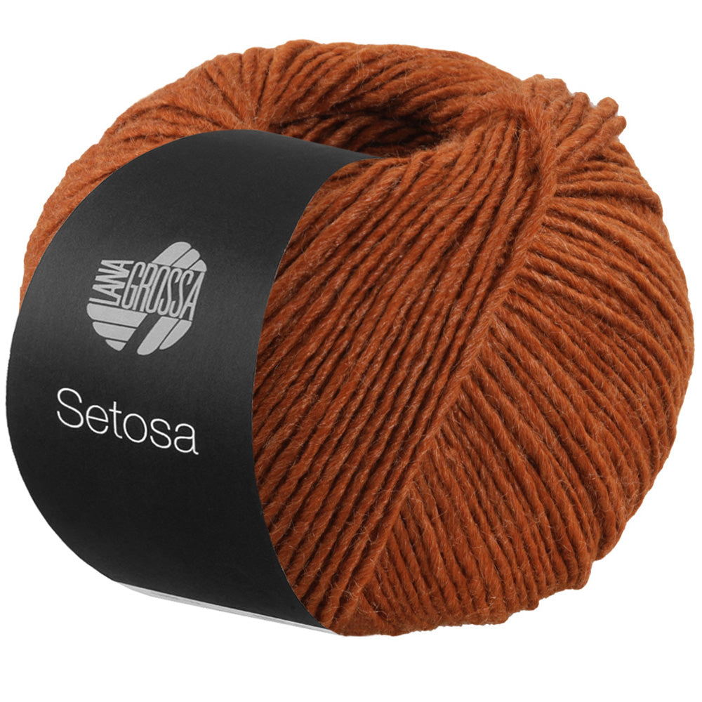 Lana Grossa SETOSA 0006, Farbe Rostbraun