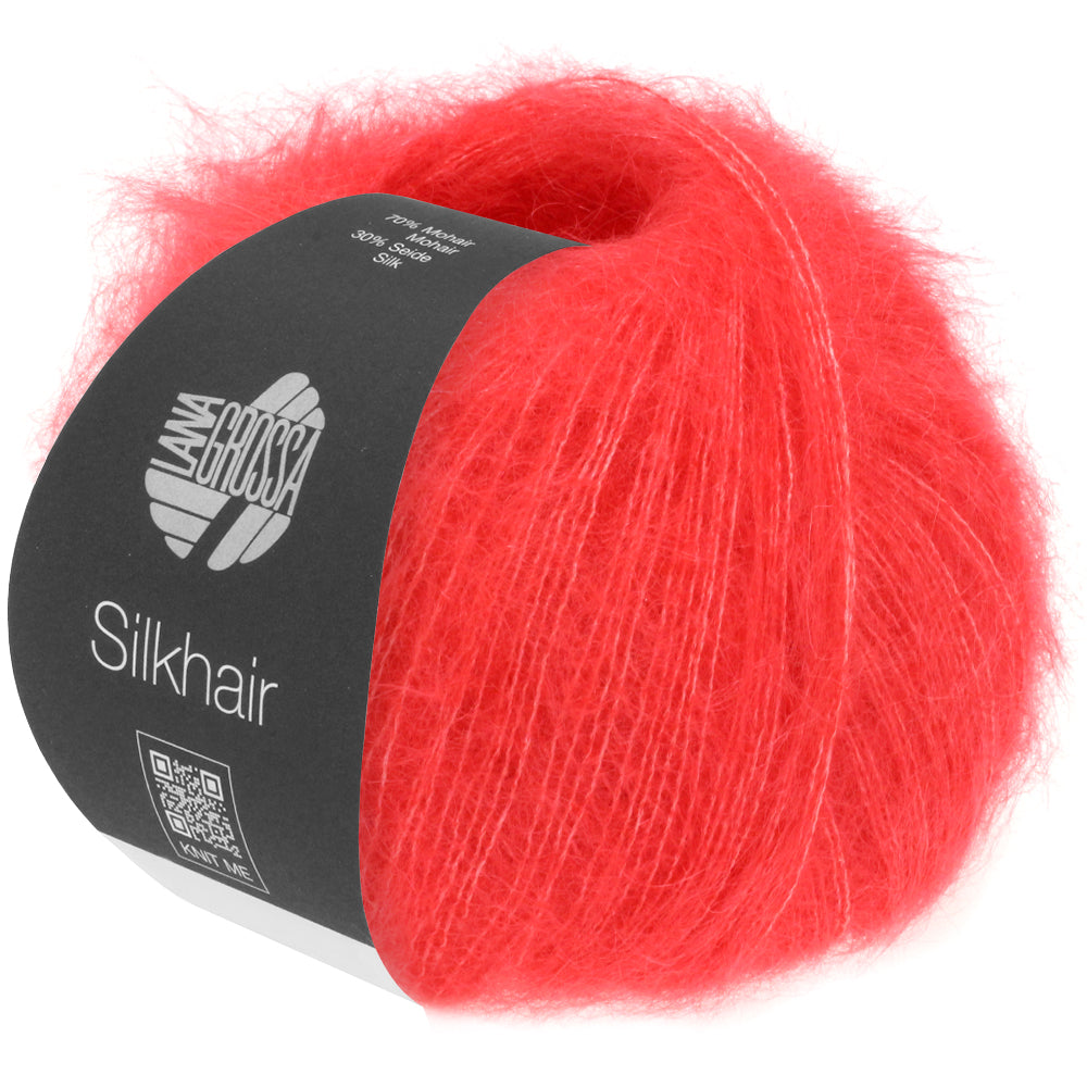 Lana Grossa SILKHAIR 0147, erdbeerrot