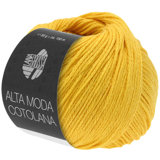Lana Grossa ALTA MODA COTOLANA 0001, Farbe Gelb