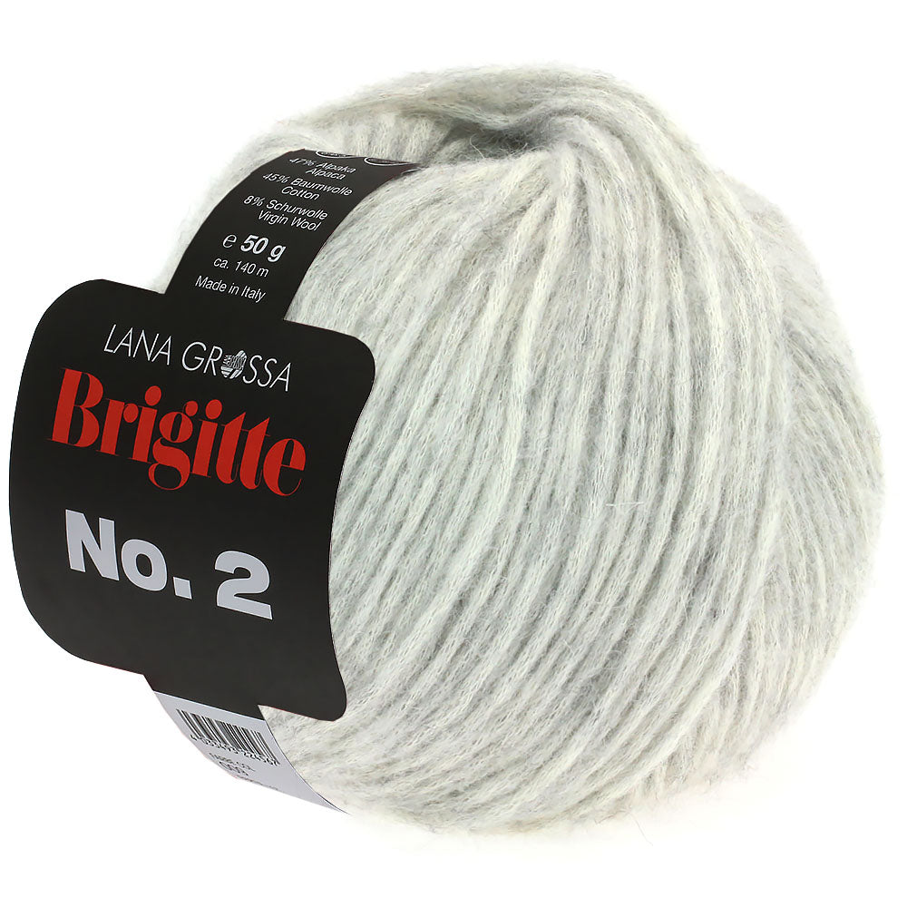 Lana Grossa Brigitte No. 2, silbergrau