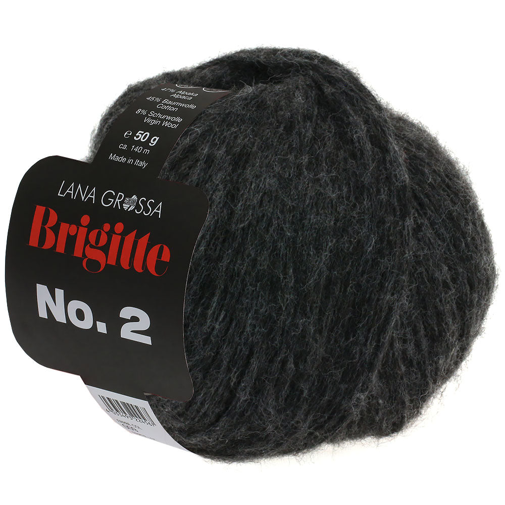 Lana Grossa Brigitte No. 2, anthrazit