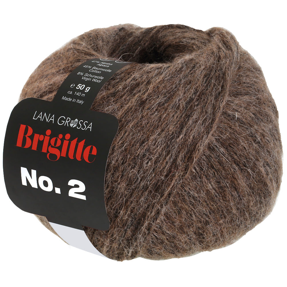 Lana Grossa Brigitte No. 2, graubraun