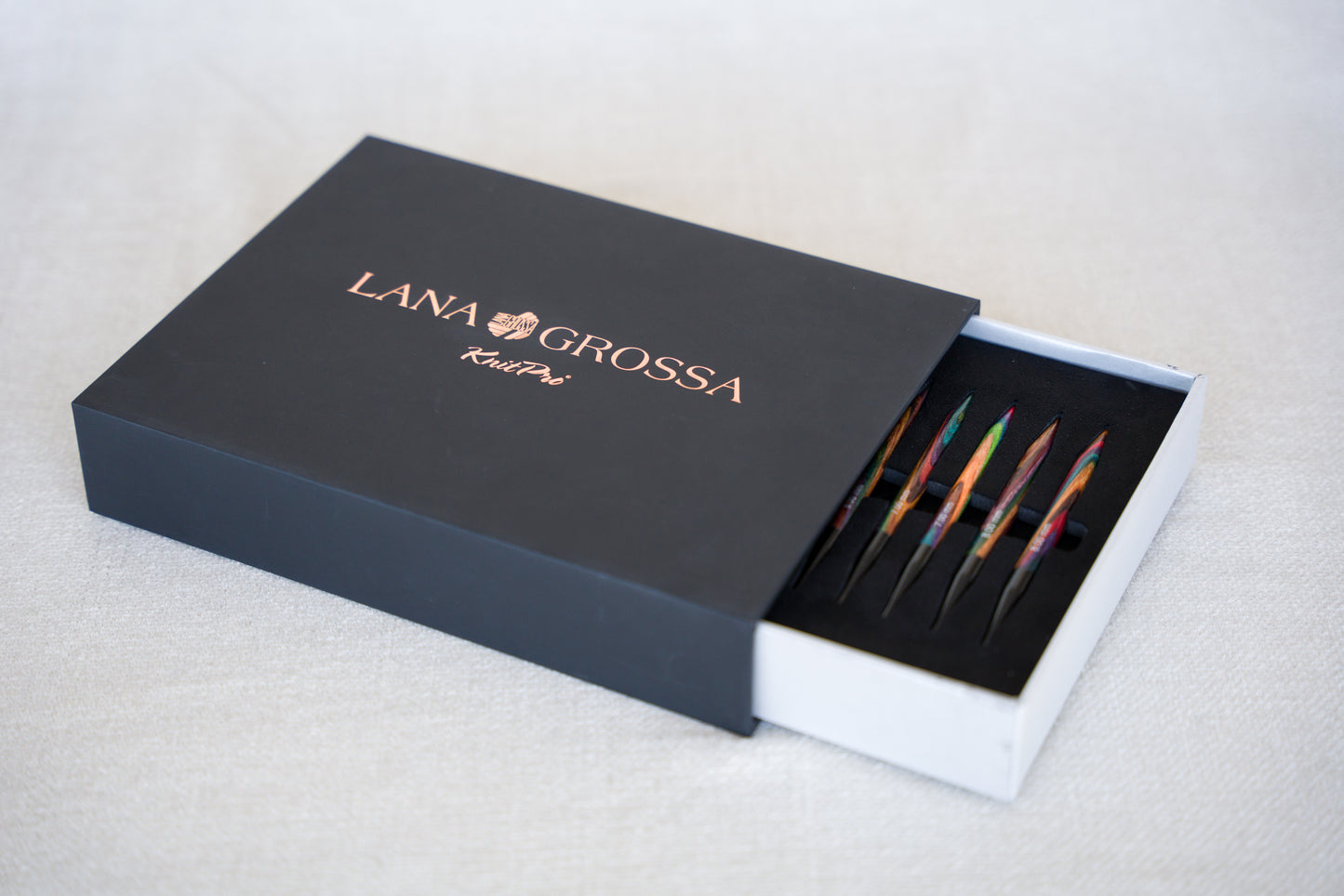 Nadelset Design-Holz Multicolor von Lana Grossa