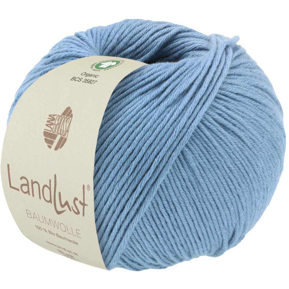 LANDLUST BAUMWOLLE GOTS 0014 von Lana Grossa - Farbe Jeans bei knitkiste.de