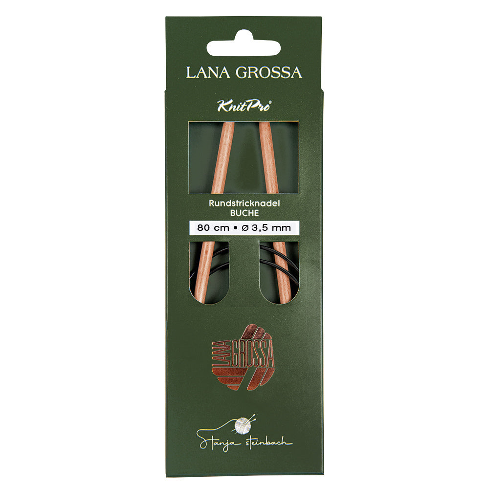 Rundstricknadel Holz Buche, Tanja Steinbach Edition von Lana Grossa bei knitkiste.de