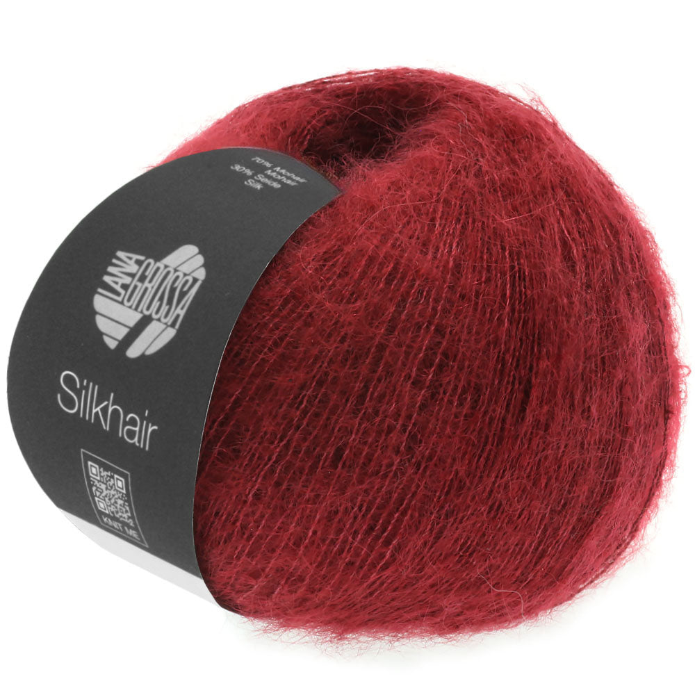 Lana Grossa SILKHAIR 0113, bordeaux