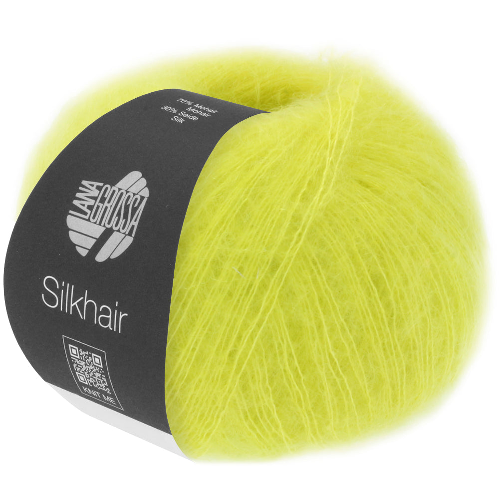 Lana Grossa SILKHAIR 0185, grüngelb