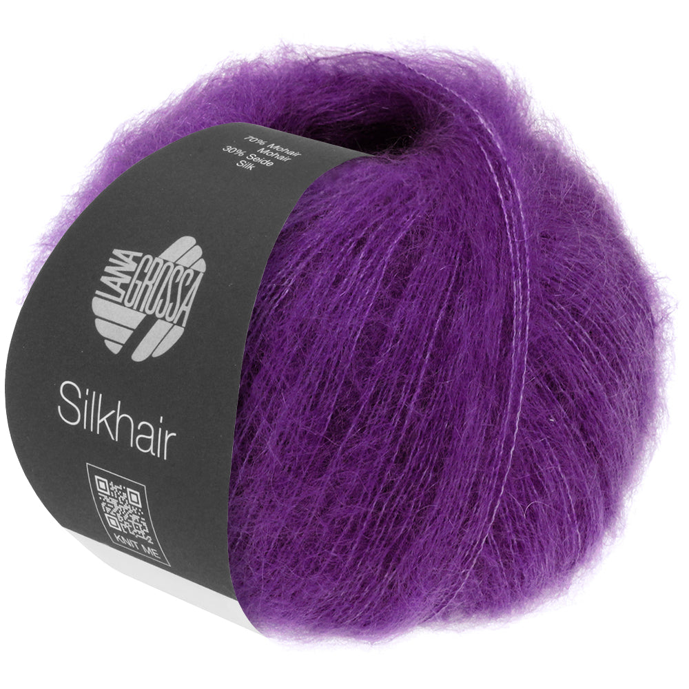 Lana Grossa SILKHAIR 0206, aubergine