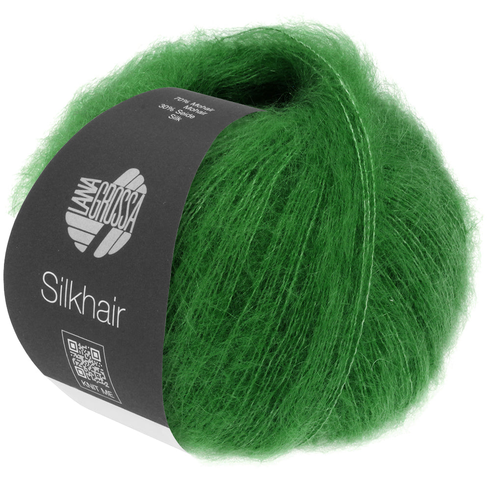 Lana Grossa SILKHAIR 0210, flaschengrün